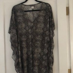 Jordan Taylor Sheer Poncho Coverup